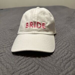 Bride embroidered hat
